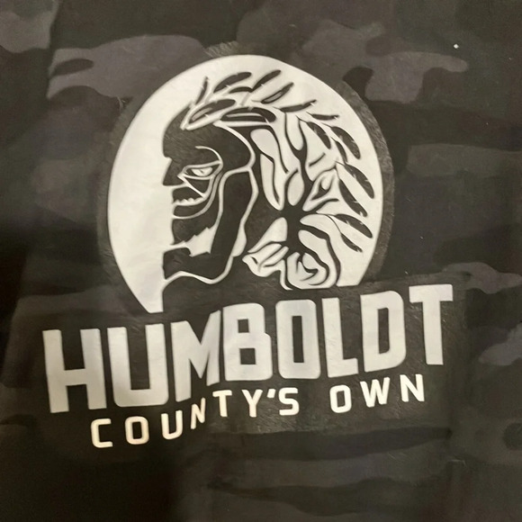 Humboldt California heavy fleece lined pullover hoodie with native logo large - Picture 2 of 10